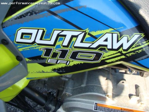 2018 Polaris 110 EFI Outlaw Youth ATV - Image 4