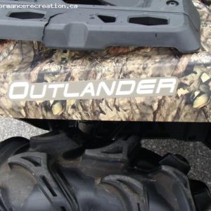 2018 CanAm 850 Outlander XT with Power Steering