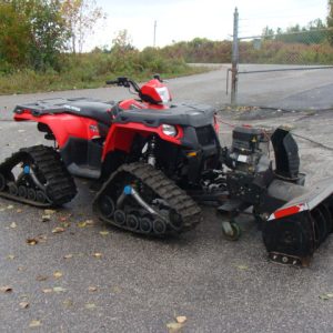 2012 Polaris 400 Sportsman with trax and Gas powered Snow Blower (will separate)
